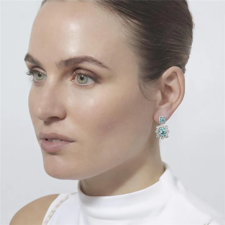 Detalle Pendientes Verde Paraiba Luxenter